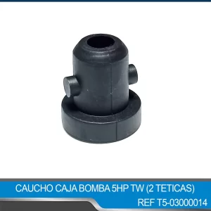CAUCHO CAJA BOMBA 5HP TW (2 TETICAS) REF T5-03000014